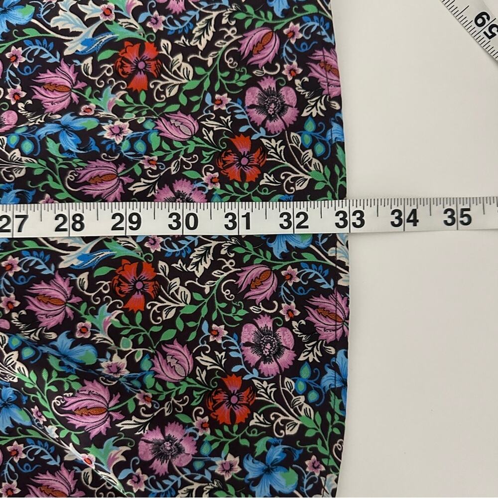 MANGO Printed Floral Dress with Balloon Sleeves Size 4 - Picture 12 of 12